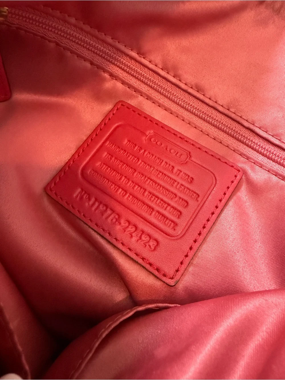 Coach genuine poppy